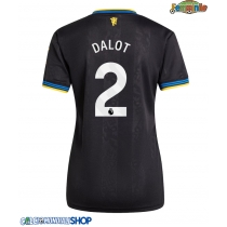 Maglie da calcio Manchester United Diogo Dalot #2 Terza Maglia Femminile 2025-26 Manica Corta